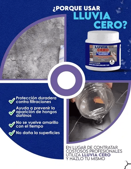 2X1 GALON Lluvia cero ®  Sellador impermeabilizante💦