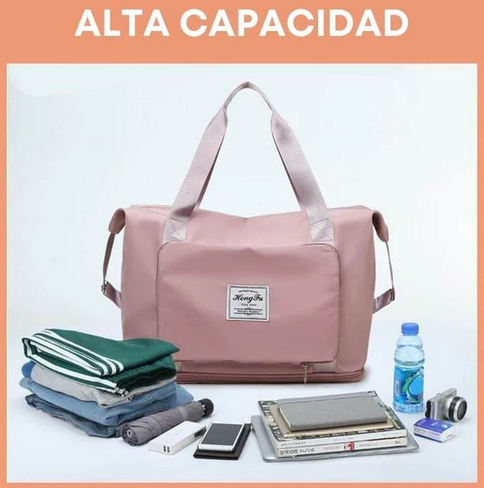 🎒3 en 1 BOLSA DE VIAJE PLEGABLE Y EXPANDIBLE