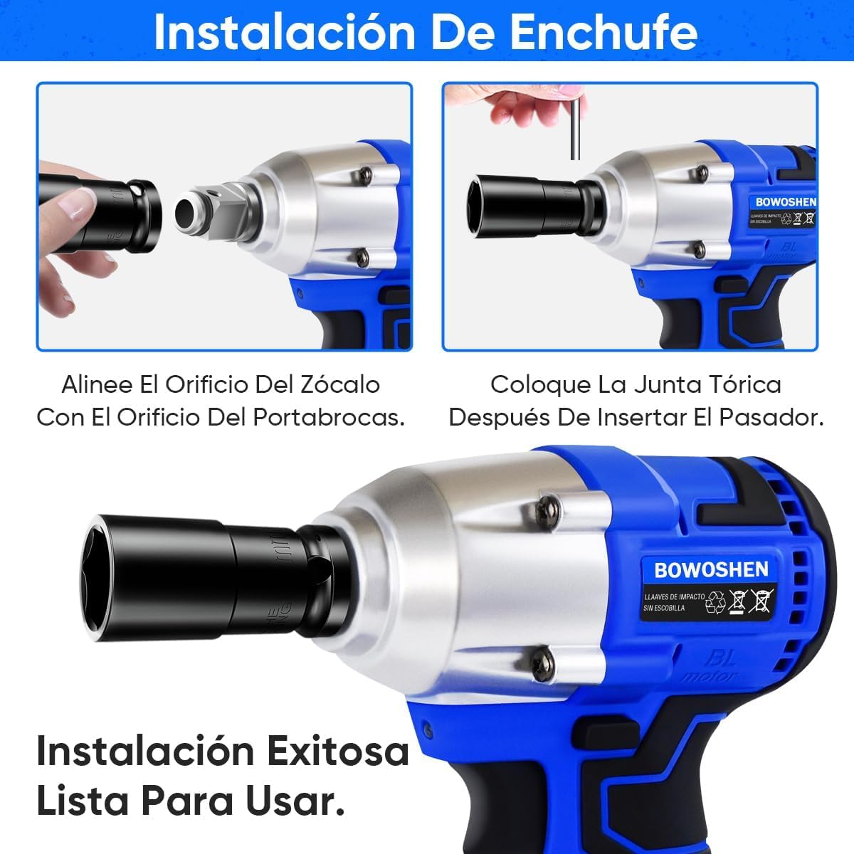 Pistola Impacto Ruedas Fácil 2 BATERIAS