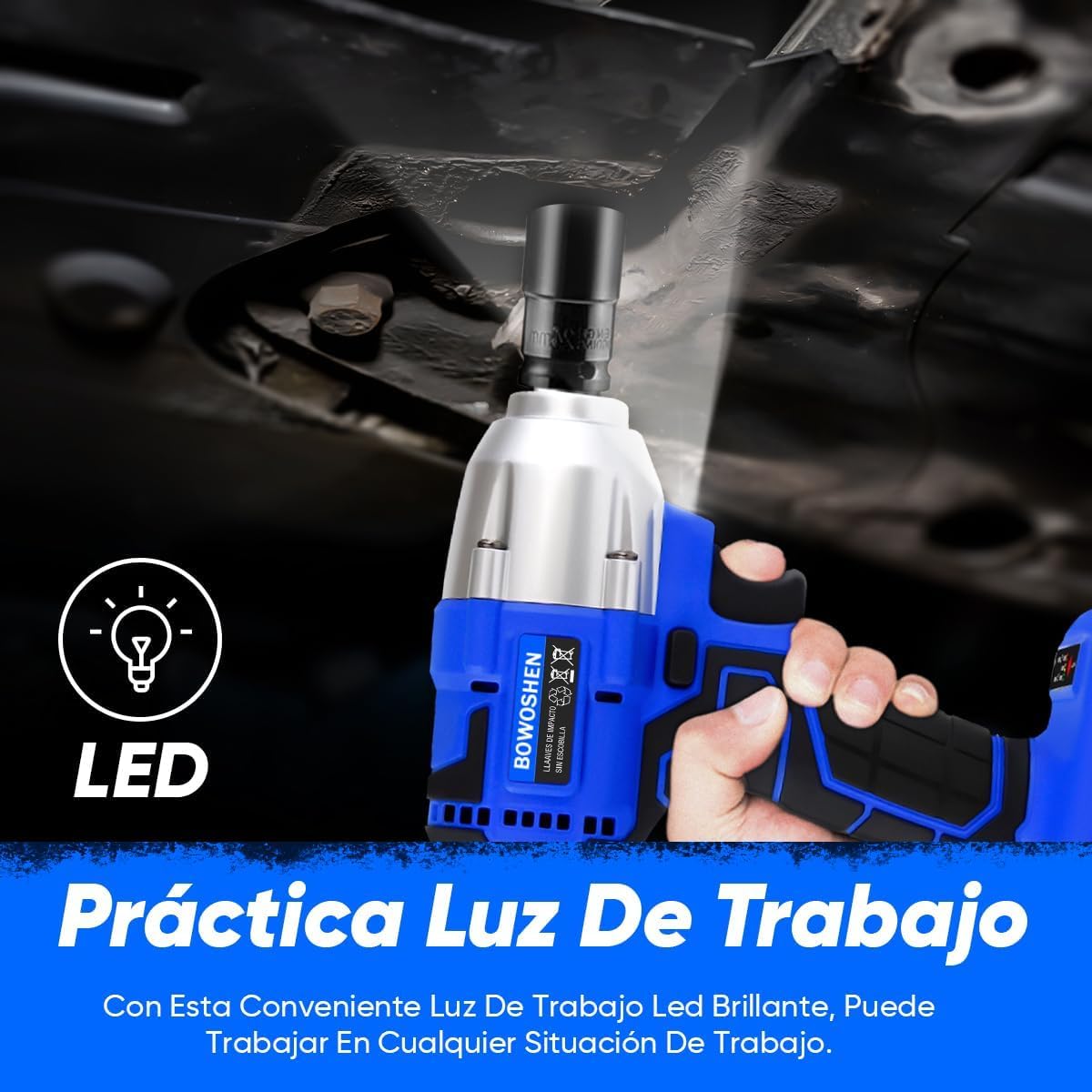 Pistola Impacto Ruedas Fácil 2 BATERIAS