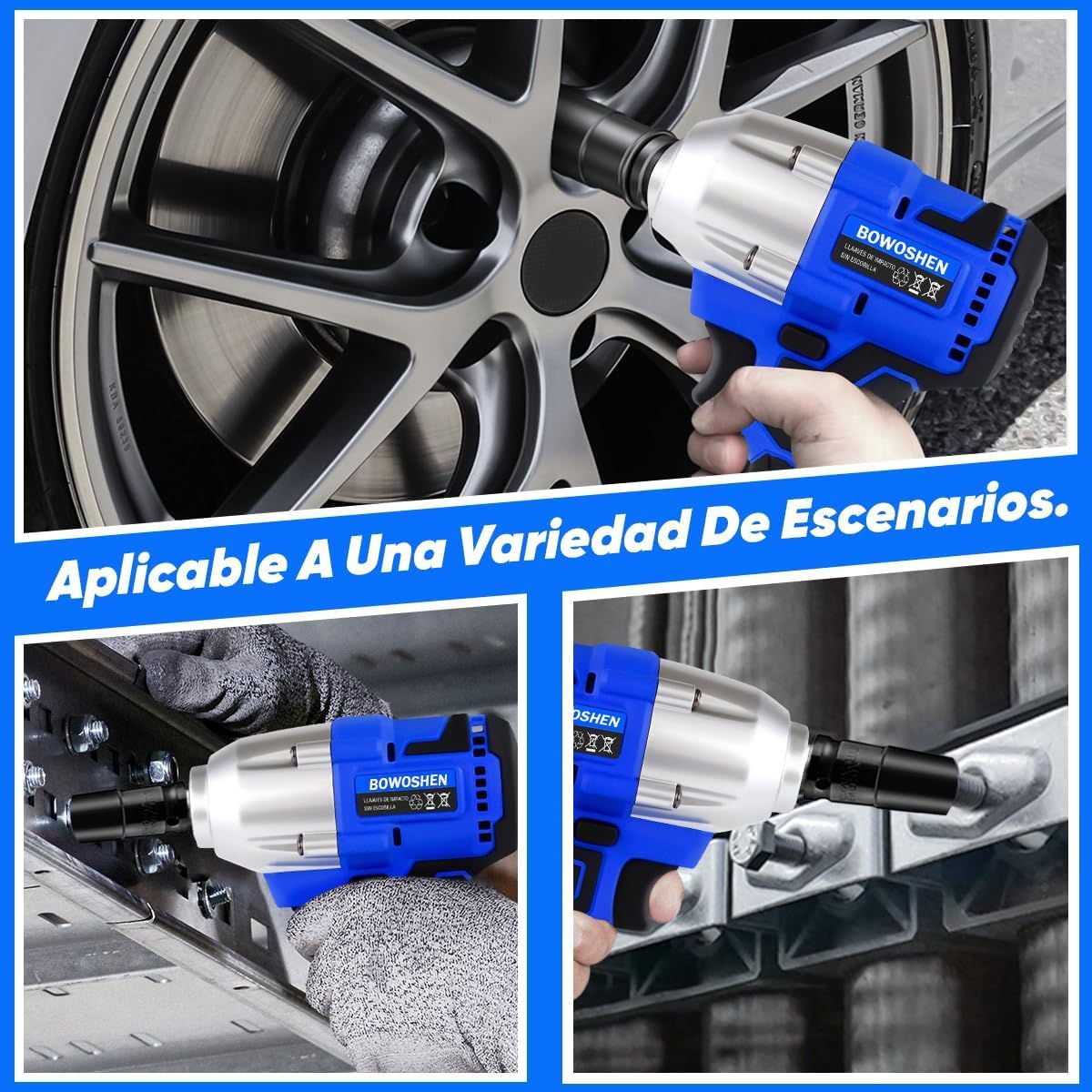 Pistola Impacto Ruedas Fácil 2 BATERIAS