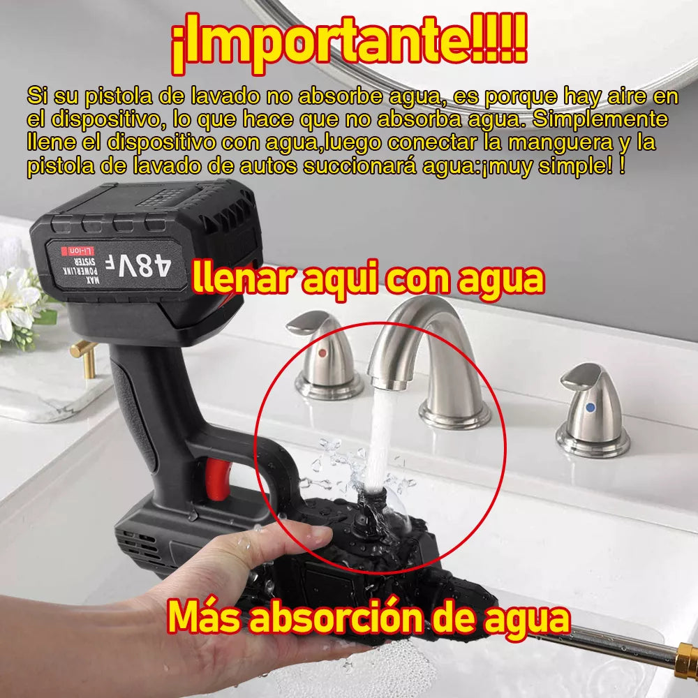 HIDROLAVADORA Limpiador Portátil Turbo PORTATIL