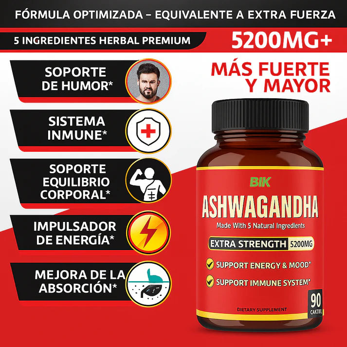 ASHWAGANDHA 3 en 1 - 3 meses