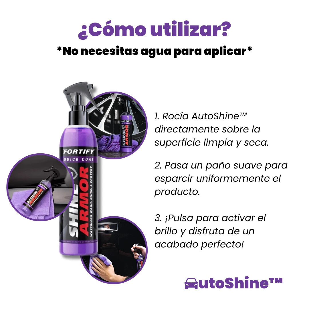2x1 AutoShine™ - Spray Premium Cerámico CERA RESTAURADORA