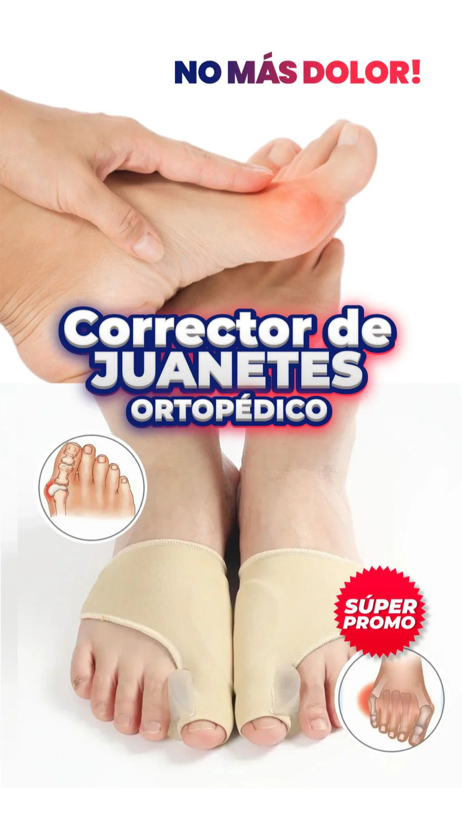 2x1 Corrector Mágico de Juanetes